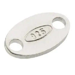 Sterling silver piercing stamp