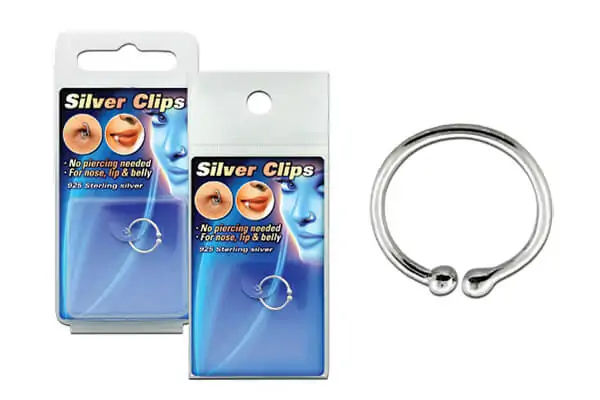 Sterling Silver Fake Nose Piercing
