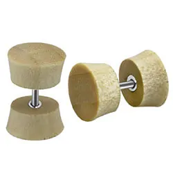 Crocodile wood plug