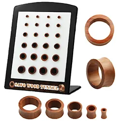 Wooden ear plugs