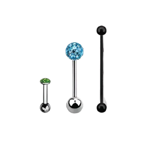 Piercing barbells