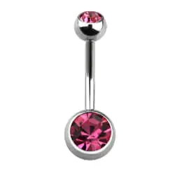 hand polished belly button jewellery